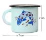 Tasse en émail coloré Décors - 9