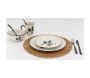 Vaisselle en porcelaine décor Cerf et Sapin, style fait main - 7