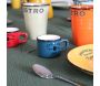 Tasses colorées en céramique Bistrot (Lot de 6) - ANT-0678