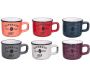 Tasses colorées en céramique Bistrot (Lot de 6)