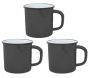 Tasses en émail coloré Classic (Lot de 3)