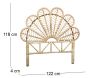 Tête de lit en rotin naturel Sola - AUB-4147