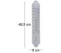 Thermomètre de jardin en zinc patiné 50cm - ESS-0317