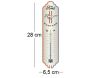 Thermomètre en métal Pub 28 x 6.5 cm - IMC-0173
