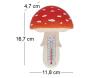 Thermomètre en résine Amanite - ESS-1760