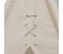 Tipi enfant toile et pin avec coussins de sol Alba - 5