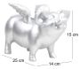 Tirelire cochon avec ailes en résine 14 x 25 x 15 cm - STOOBZ