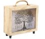 Tirelire valisette Tree of life 21 x 20 cm