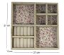 Tiroir à bijoux en bois motifs fleurs - ANTIC LINE CRéATIONS