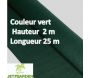 Toile brise-vue haute densité verte - 265,90