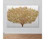 Toile décorative Arbre doré 98 x 68 cm - HANAH HOME
