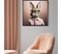 Toile décorative Bunny 62.5 x 2.8 x 62.5 cm - MAURO FERRETTI