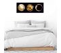 Toile décorative Golden circle 30 x 80 cm - HANAH HOME
