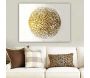Toile décorative Golden stone 70 x 100 cm - HANAH HOME