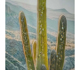 Toile décorative avec cadre Cactus 60 x 4 x 90 cm - 72,90