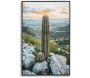 Toile décorative avec cadre Cactus 60 x 4 x 90 cm