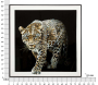 Toile décorative avec cadre Jaguar 82 x 4 x 82 cm - MAU-0539