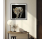 Toile décorative avec cadre Jaguar 82 x 4 x 82 cm - MAURO FERRETTI