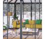 Tonnelle de jardin fermée en alumnium et polycarbonate Garda 30 m² - 7