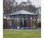 Tonnelle de jardin fermée en alumnium et polycarbonate Garda 30 m² - 8