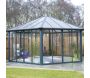Tonnelle de jardin fermée en alumnium et polycarbonate Garda 30 m² - Canopia by Palram