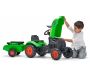 Tracteur pour enfant à pédales avec capot ouvrant et remorque X Tractor - 5