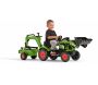 Tractopelle enfant avec excavatrice et remorque Claas - FAL-0104