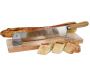 Trancheuse à pain en bois et inox - CMP-0516