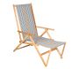 Transat avec repose pieds multicolore