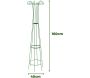 Treilli en acier 40 x 160 cm Obelisk - KOM-0166