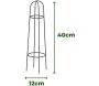 Treilli en acier 12 x 40 cm Sunny - KOM-0153