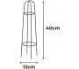 Treilli en acier 12 x 40 cm Sunny - KOM-0153