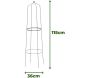 Treilli en acier 36 x 115 cm Tower - KOM-0108