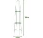 Treilli en acier 48 x 195 cm Tower - KOM-0110