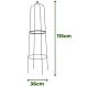 Treilli en acier 36 x 115 cm Tower - KOM-0106