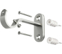Tringle à rideaux extensible en acier Flute - 5