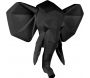 Trophée éléphant en résine mat Origami