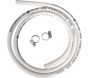 Tuyau gaz souple 6 x 12 mm 1m50 avec 2 colliers