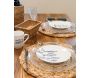 Vaisselle en porcelaine blanche Banc de Poissons - AUBRY GASPARD