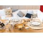 Vaisselle sapin en porcelaine noires et blanches (lot de 6) - 8