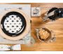 Vaisselle sapin en porcelaine noires et blanches (lot de 6) - AUBRY GASPARD