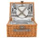 Valise pique-nique isotherme en osier - AUB-6282