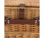 Valise pique-nique en osier naturel 2 couverts - 7