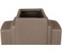 Vase en céramique Art rectangles 23 cm - 5
