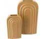 Vase en céramique ocre Arc - 5