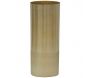 Vase cylindrique en métal doré