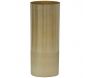 Vase cylindrique en métal doré