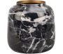 Vase effet marbre Marble sphere 13.5 x 12.5 cm