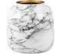 Vase effet marbre Marble sphere 13.5 x 12.5 cm