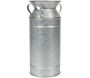 Vase en forme de pot à lait en métal